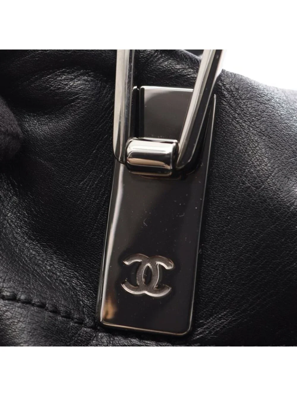 Chanel Choco Bar Black Lambskin Bar Boston